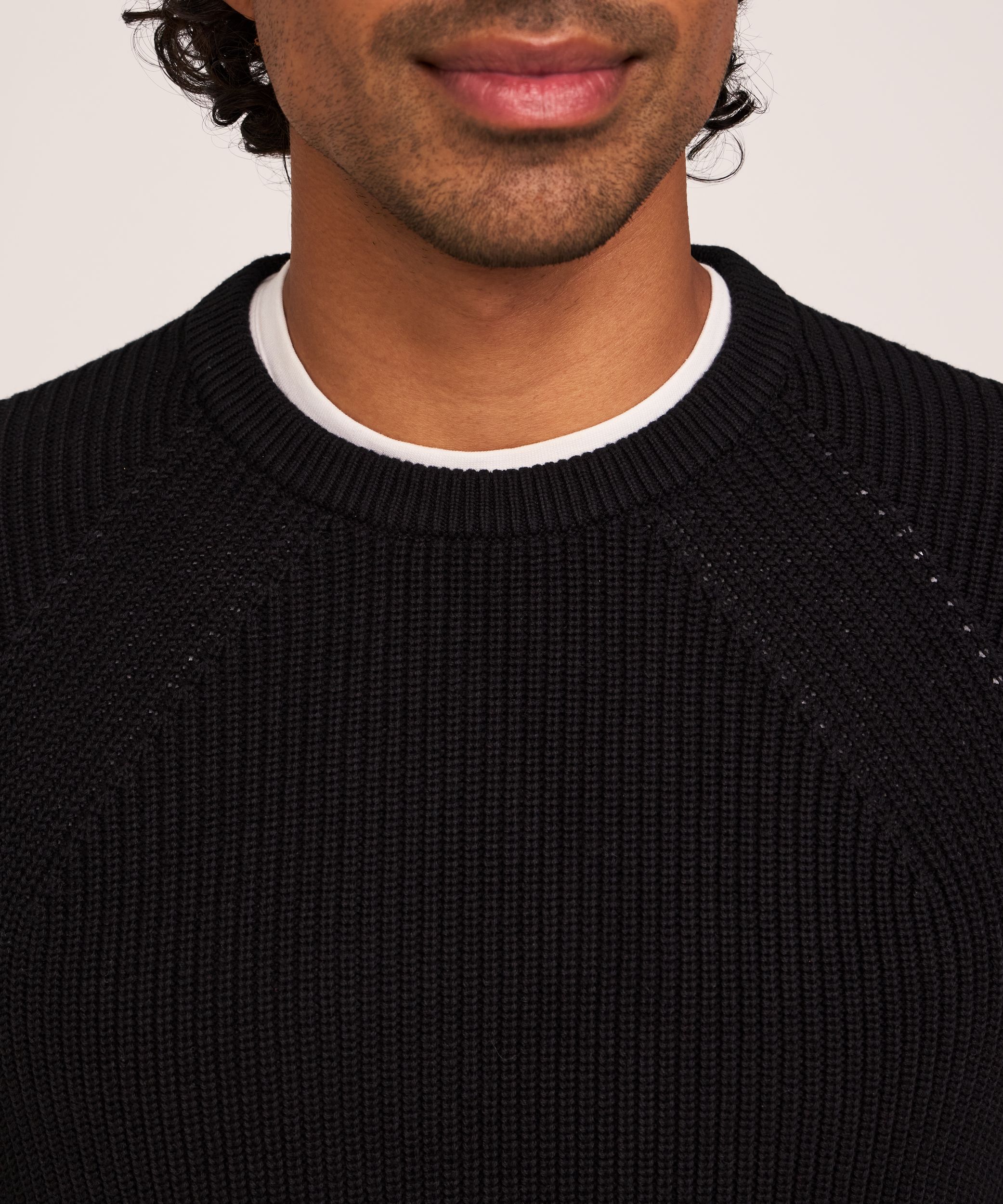 Denver Hayes Men's Shaker Crewneck Sweater