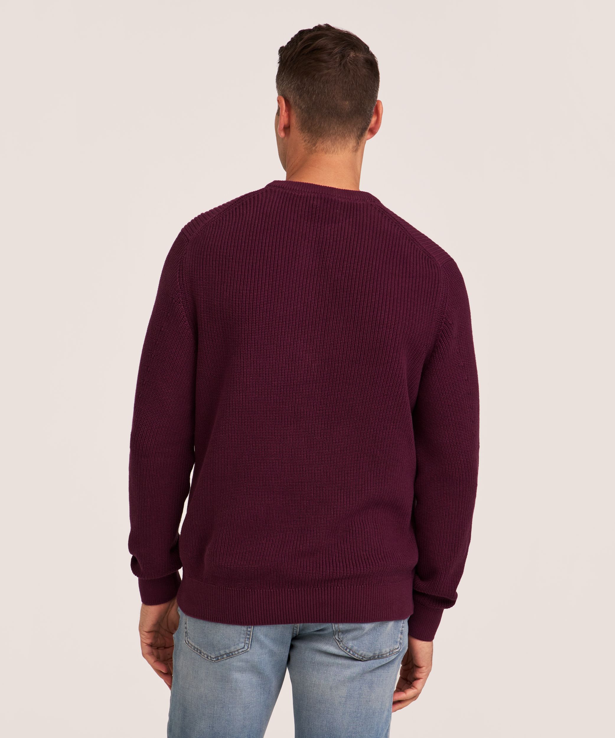 Denver Hayes Men's Shaker Crewneck Sweater