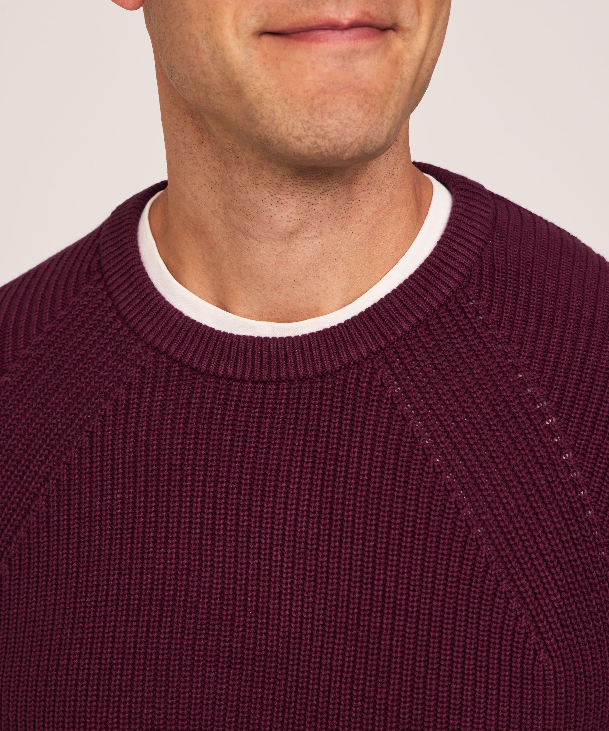 Denver Hayes Men's Shaker Crewneck Sweater