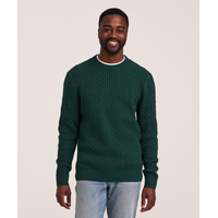 Denver Hayes Men's Lofty Knit Cable Sweater