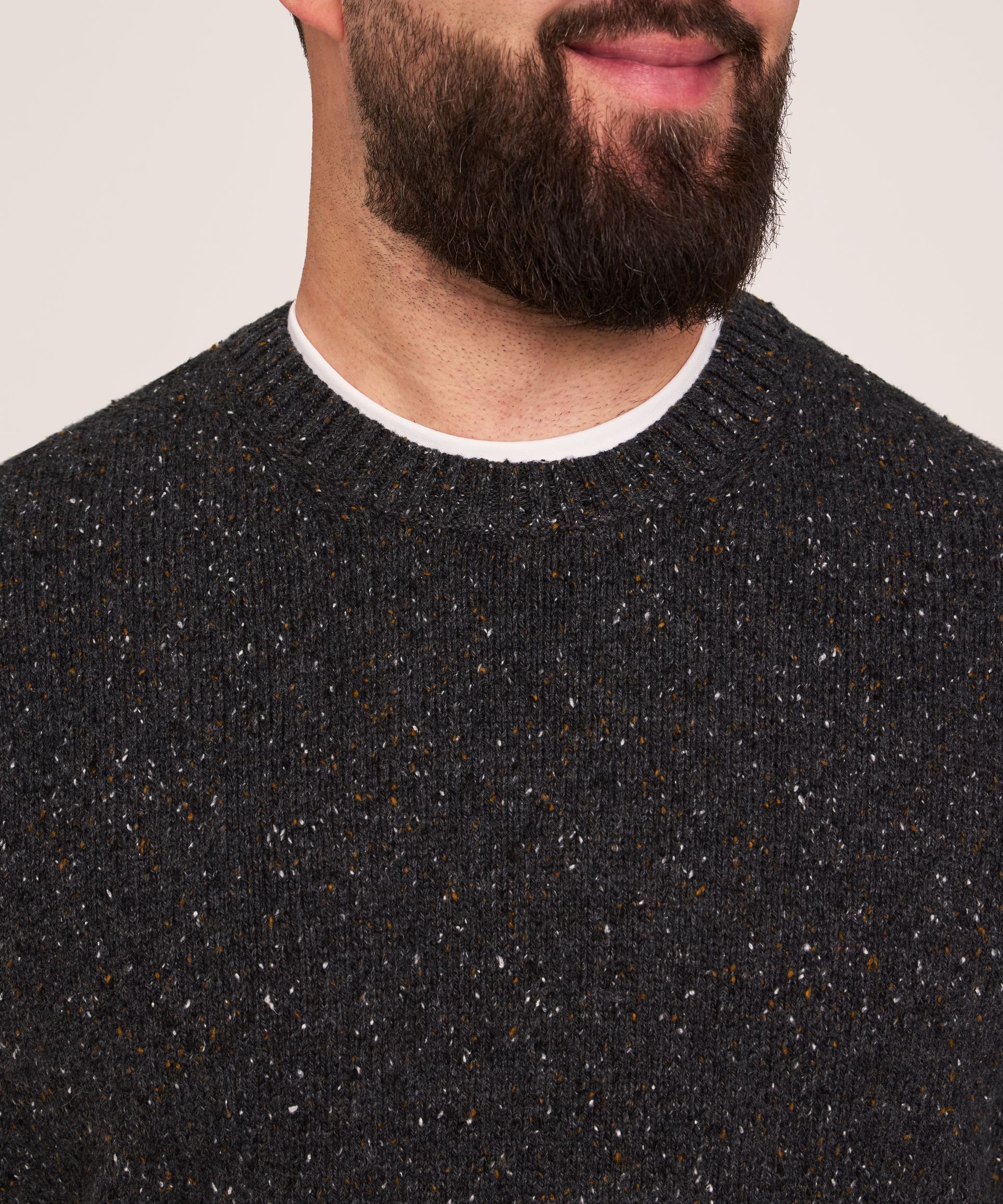 WindRiver Men's Heritage Contrast Neps Sweater