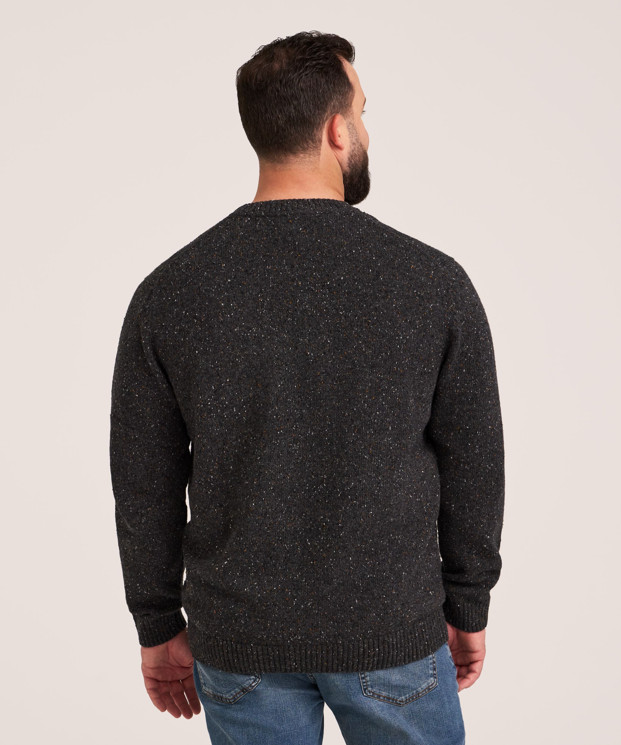 WindRiver Men's Heritage Contrast Neps Sweater