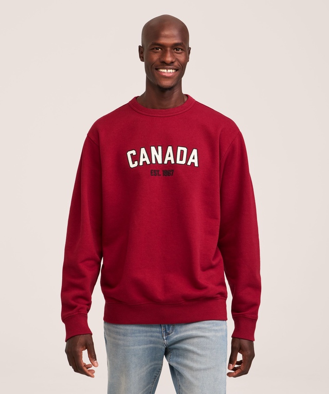 WindRiver Men's Original Crewneck Fleece Sweatshirt