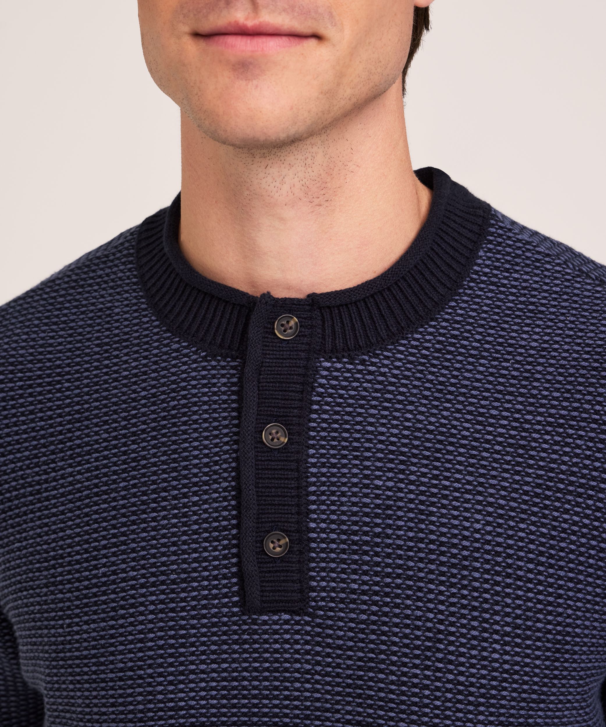 Denver Hayes Men's Henley Sweater