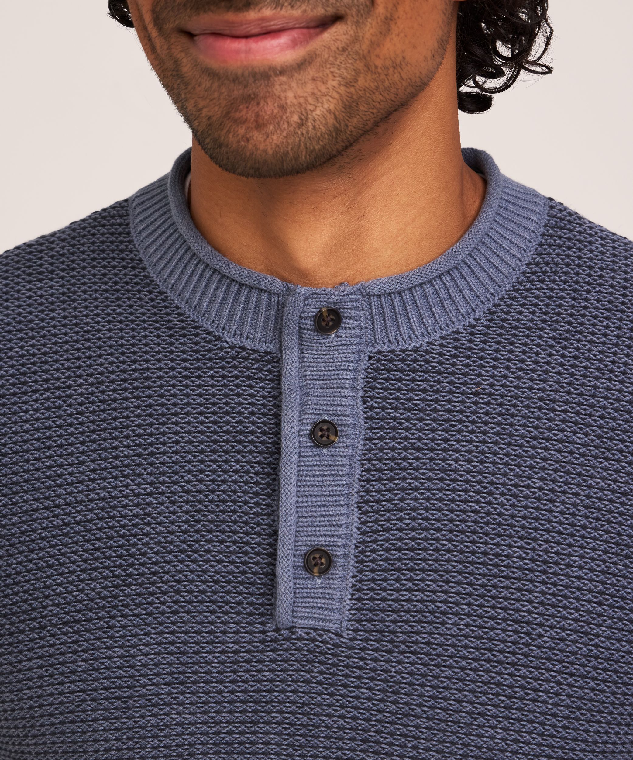 Denver Hayes Men's Henley Sweater