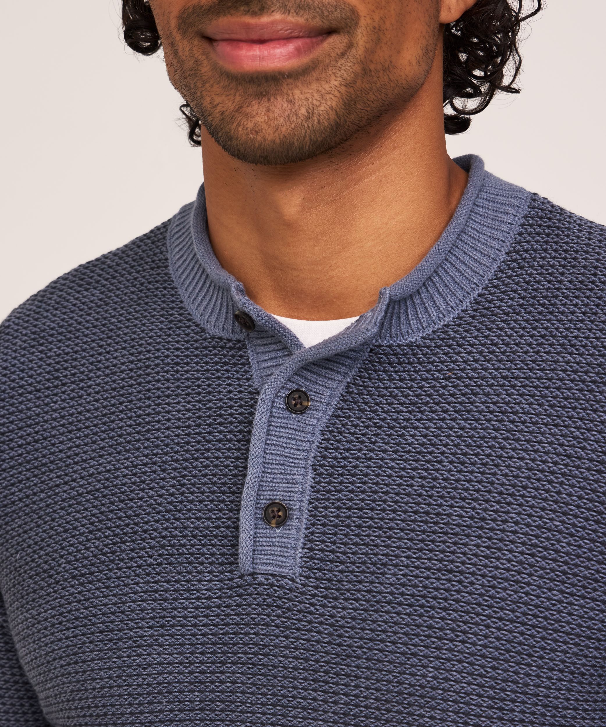 Denver Hayes Men's Henley Sweater
