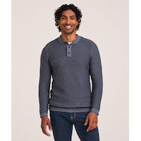 Chandail henley pour hommes, Denver Hayes Front_Flat