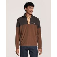 Columbia Men's Basin Trail III Half Snap Sweater Front_Flat