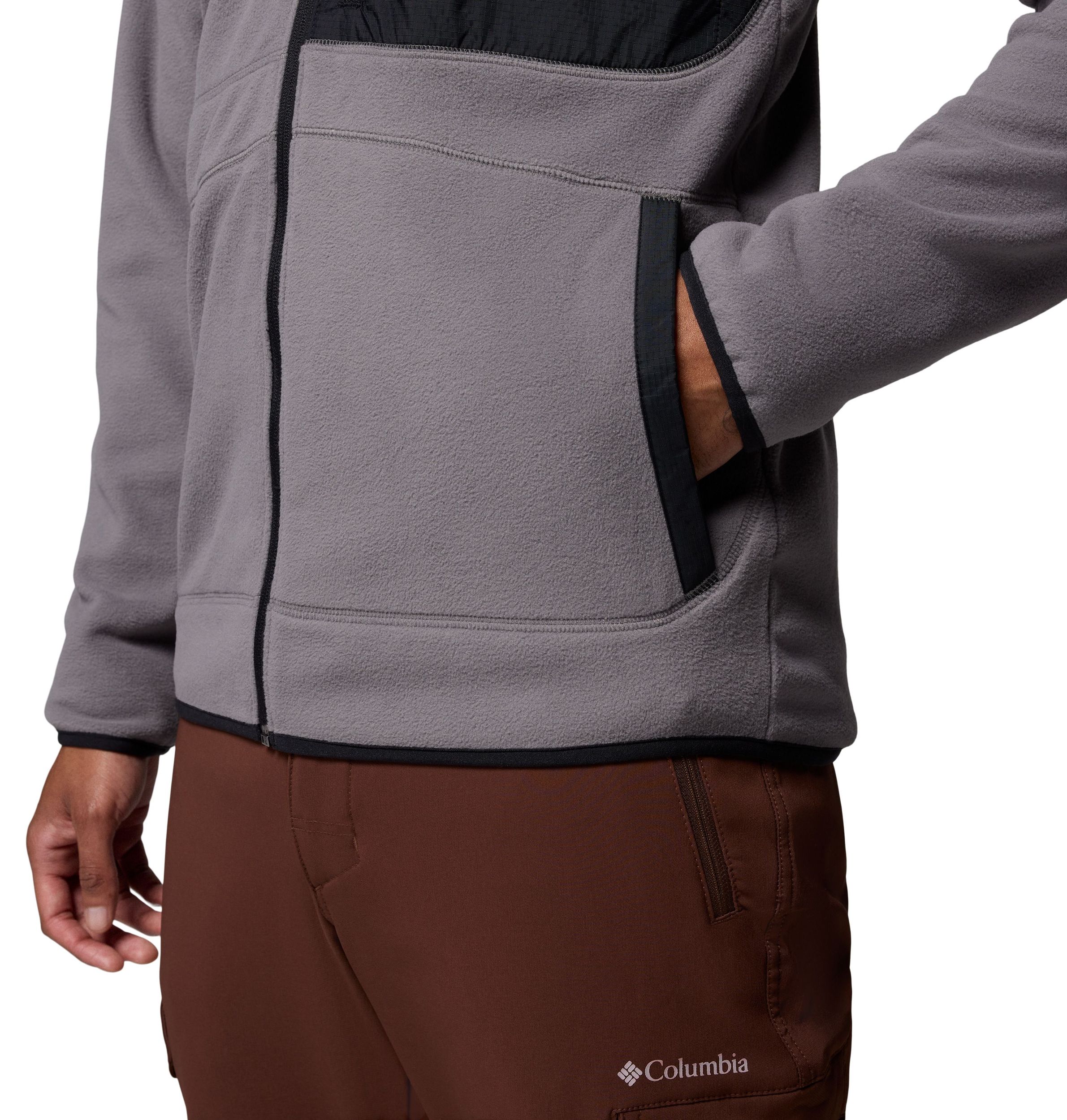 Chandail à glissière pleine longueur pour hommes, Fast Trek Overlay, Columbia