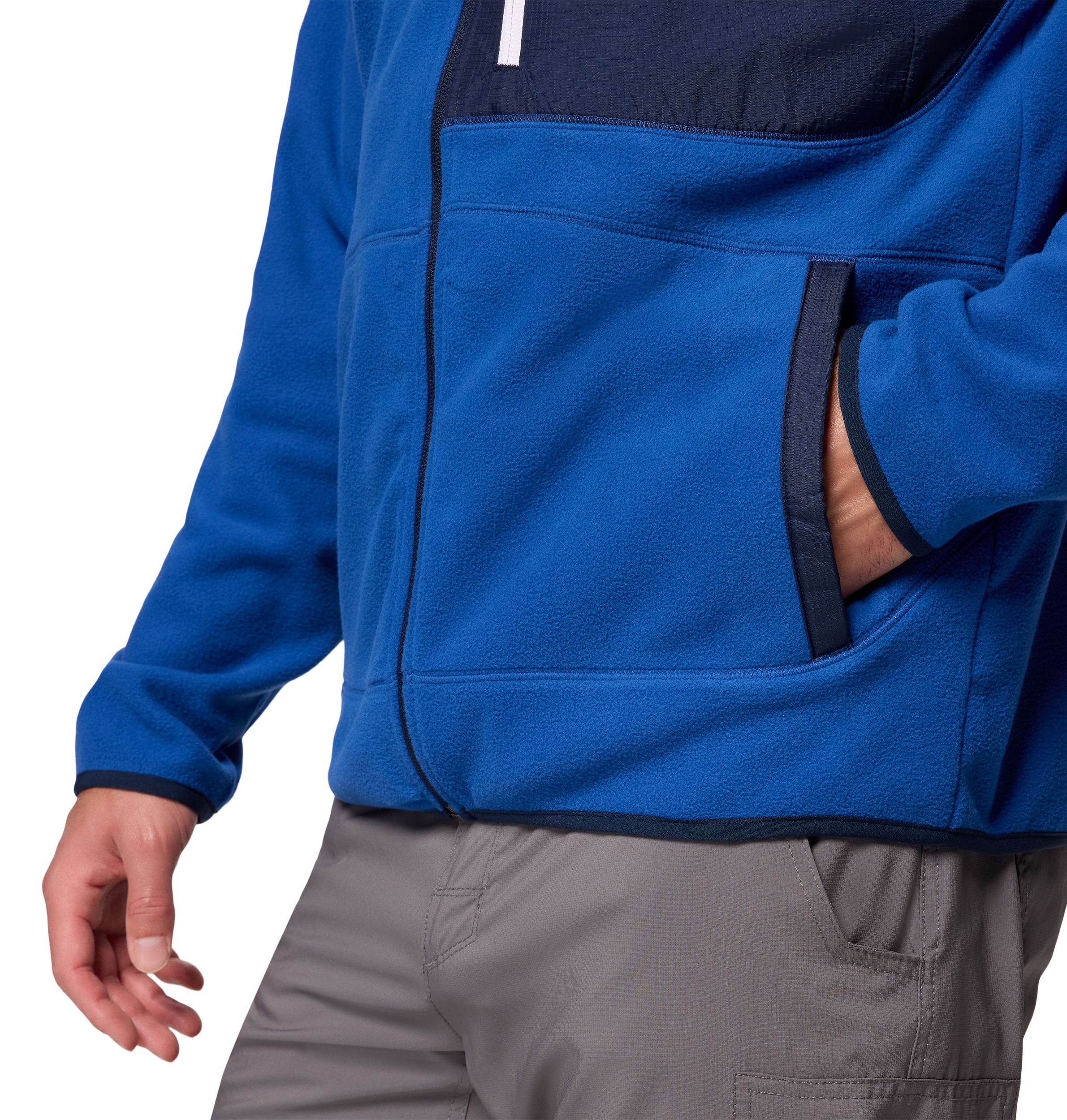 Columbia Men's Fast Trek Overlay Full Zip Hooded Fleece Jacket