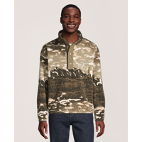Columbia Men's Helvetia™ II Printed Half Snap Fleece Pullover Front_Flat