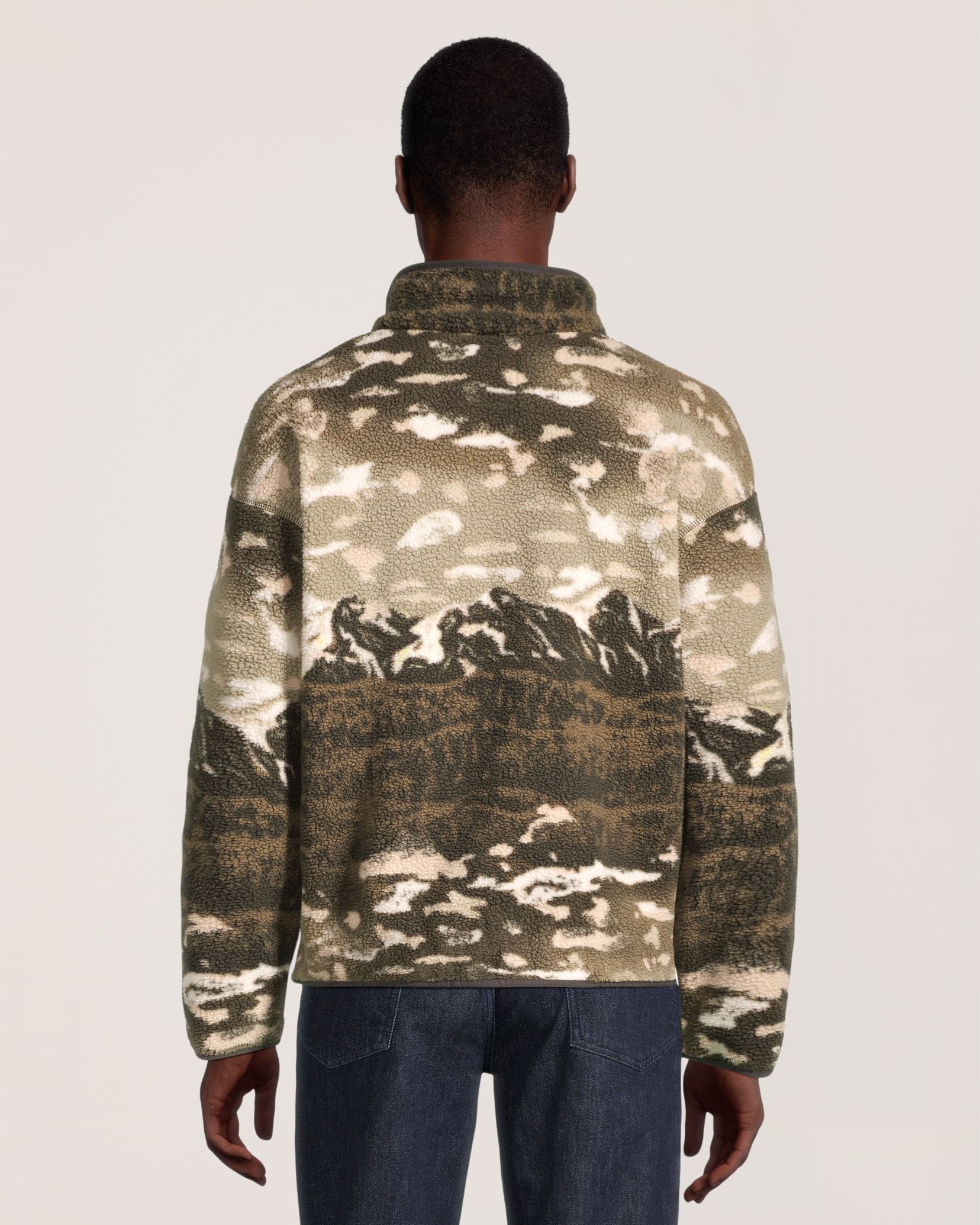 Columbia Men's Helvetia™ II Printed Half Snap Fleece Pullover