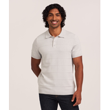 Polo rayé en tricot pour hommes, Denver Hayes Front_Flat