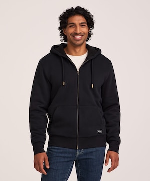 Chandail à capuche à glissière pleine longueur doublé en sherpa avec T-Max Heat pour hommes, WindRiver