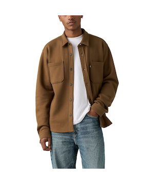 Levi's Men's Fleece Button Up Worker Shirt