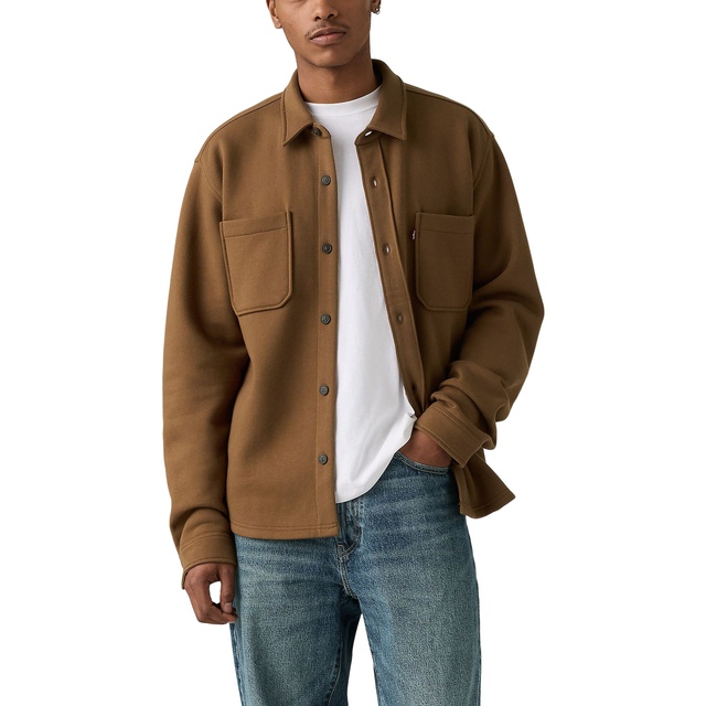 Levi's Men's Fleece Button Up Worker Shirt