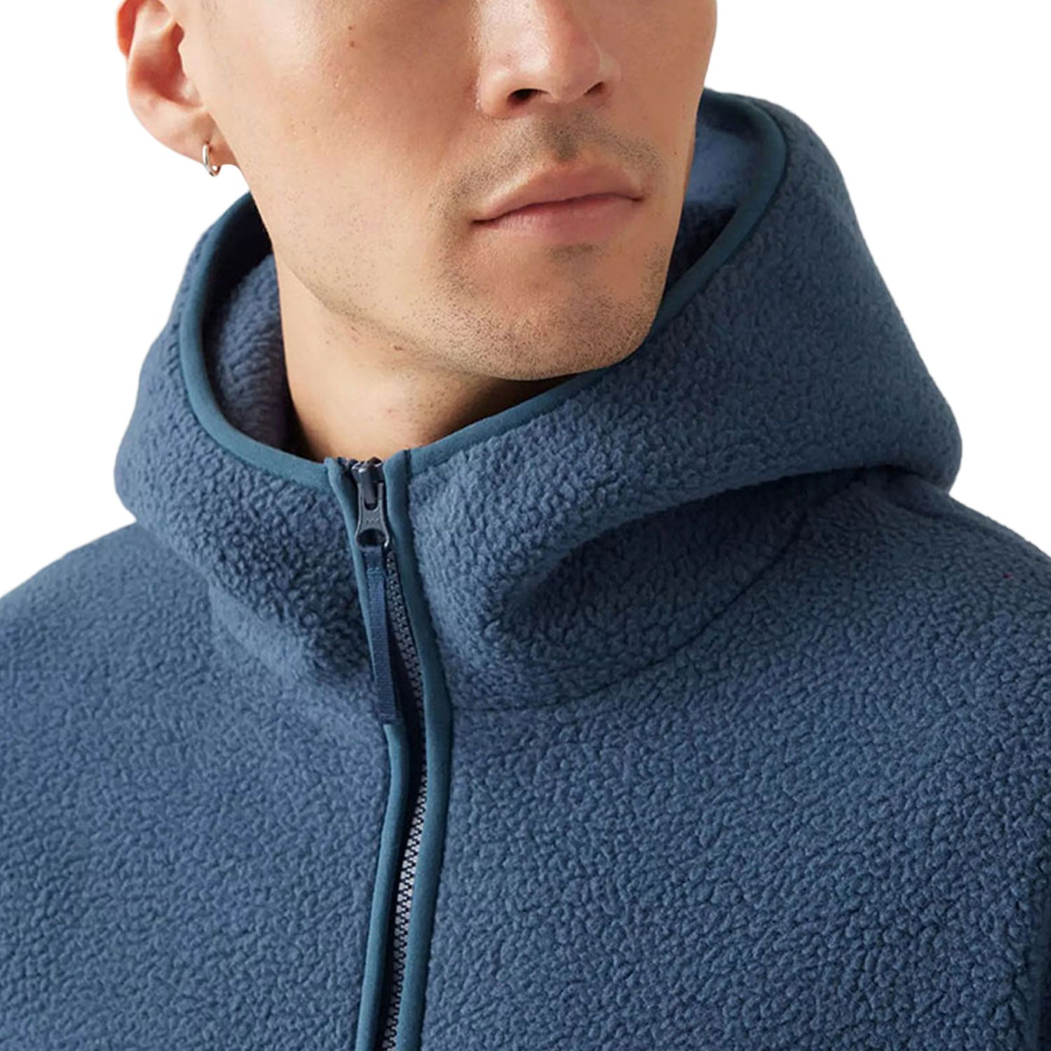 Levi's Men's Quarter Zip Sherpa Fleece Hoodie