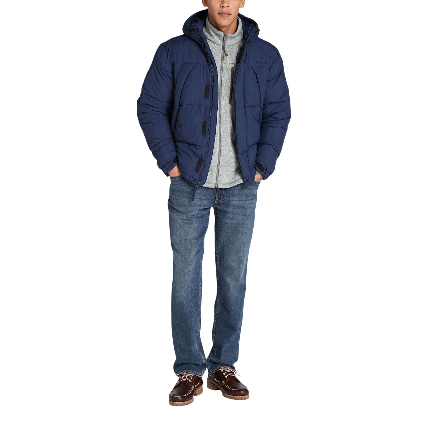 Timberland Men's Melange Full-Zip Fleece Jacket