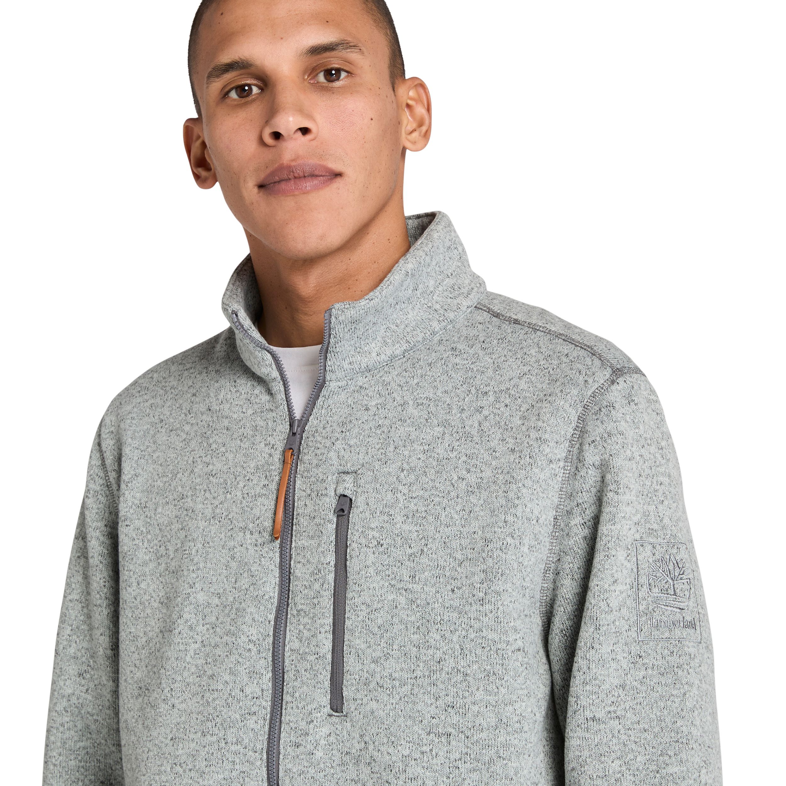 Timberland Men's Melange Full-Zip Fleece Jacket