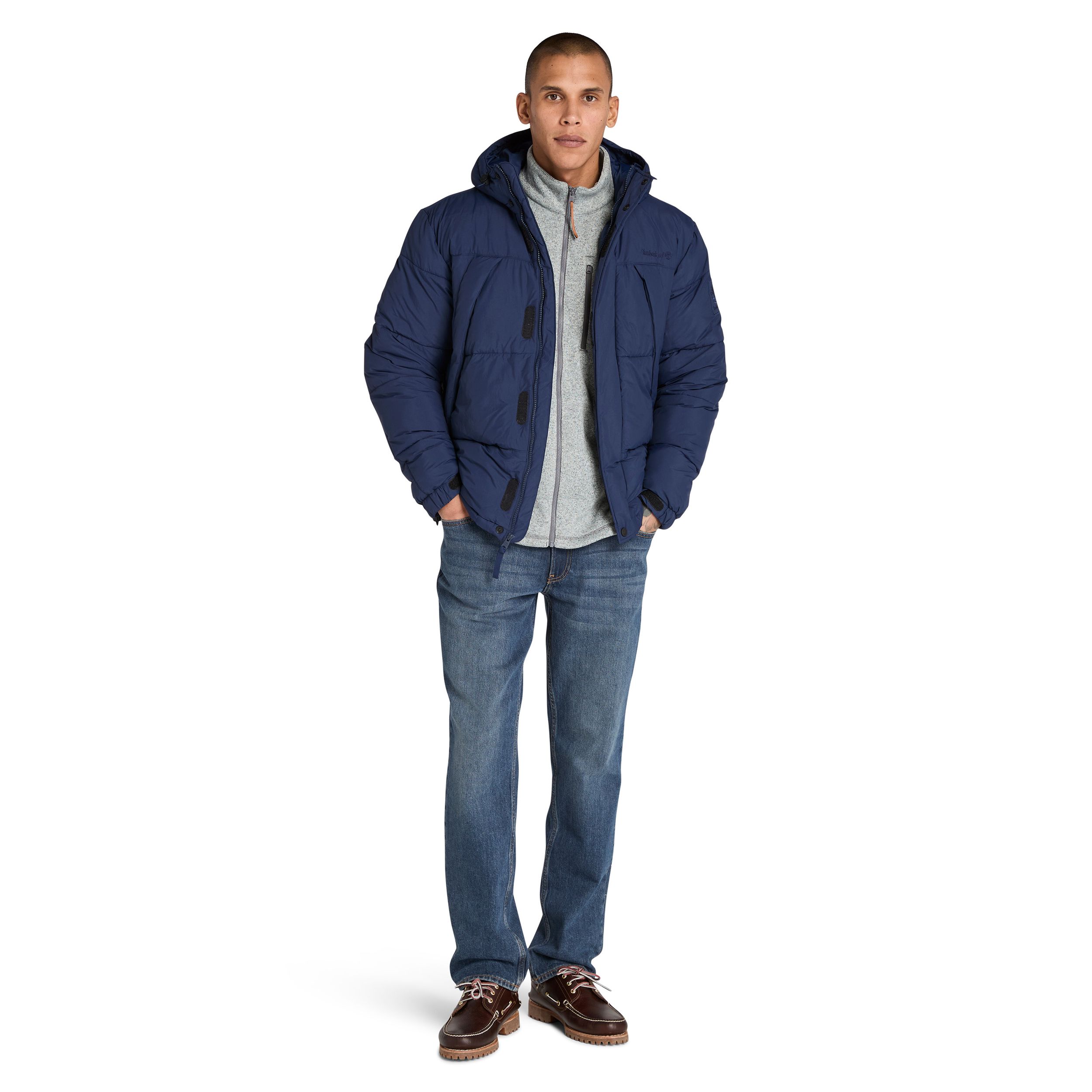 Timberland Men's Melange Full-Zip Fleece Jacket