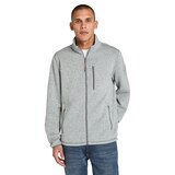 Veste en molleton chiné à glissière pleine longueur pour hommes, Timberland Front_Flat