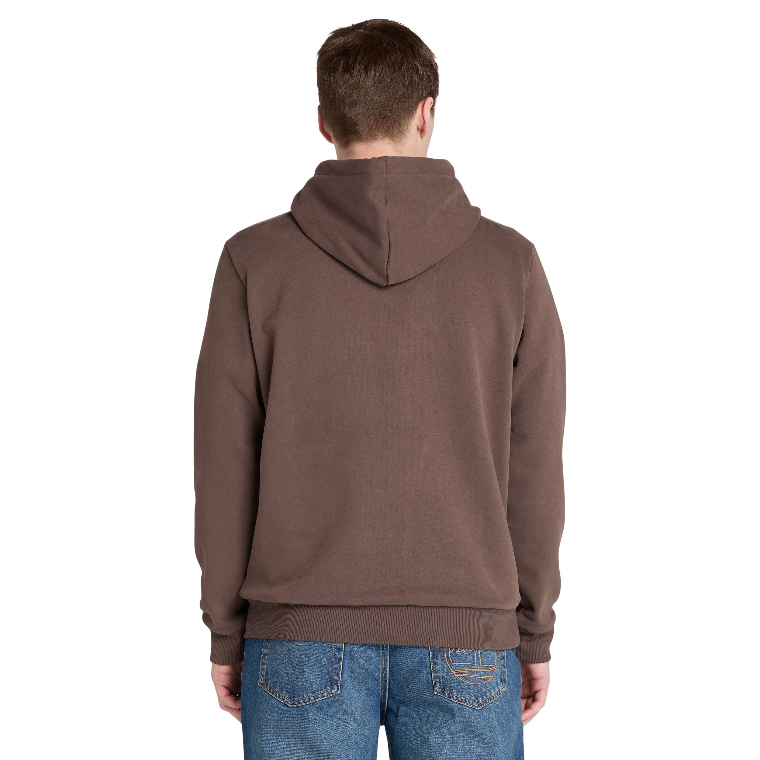 Timberland Men's Embroidery Logo Popover Fleece Hoodie