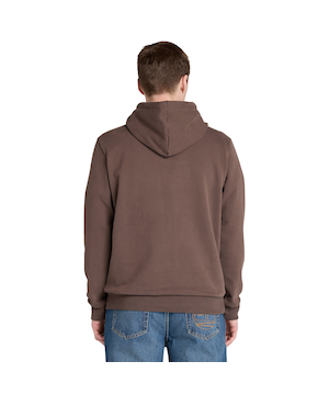 Timberland Men's Embroidery Logo Popover Fleece Hoodie