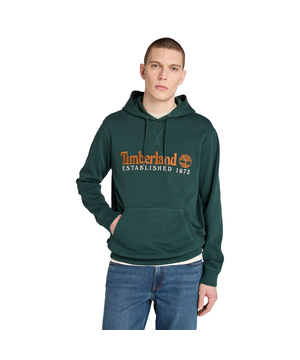 Chandail à capuche en molleton à enfiler avec logo brodé pour hommes, Timberland