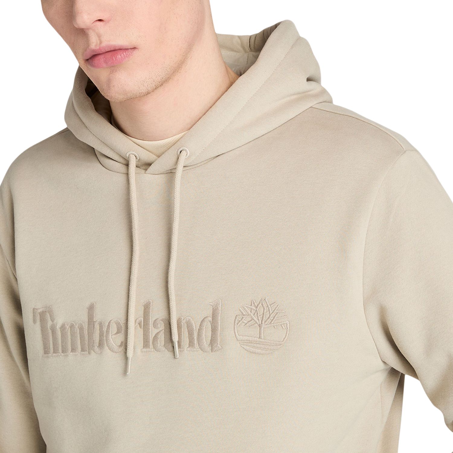 Chandail à capuche en molleton à enfiler avec logo brodé pour hommes, Timberland