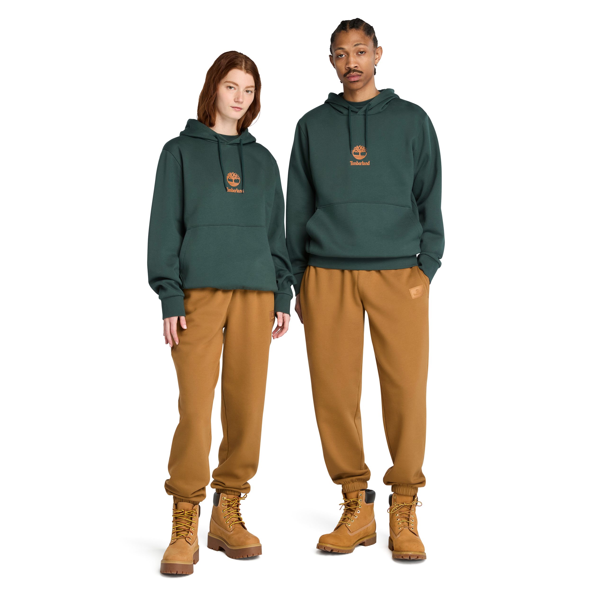 Chandail à capuche en molleton à enfiler avec petit logo d'arbre unisexe, Timberland