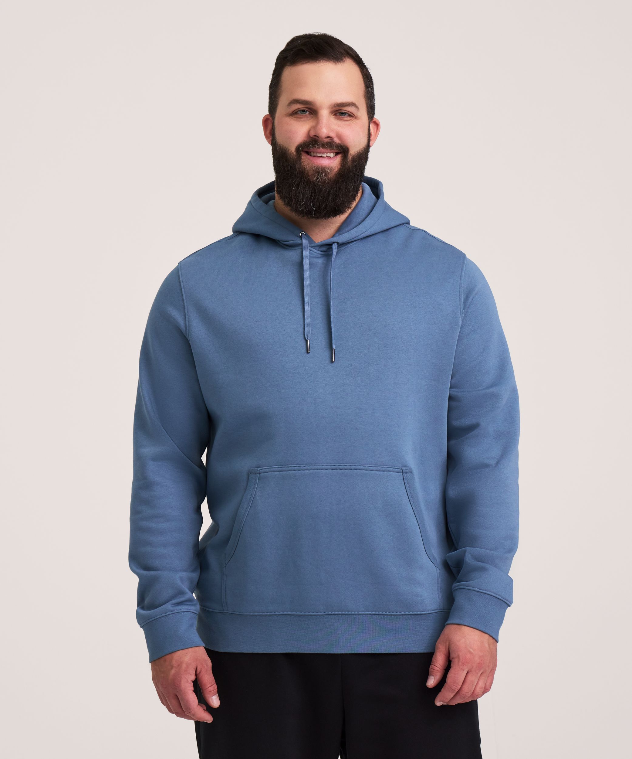Denver Hayes Men's SuperSoft Fleece Popover Hoodie