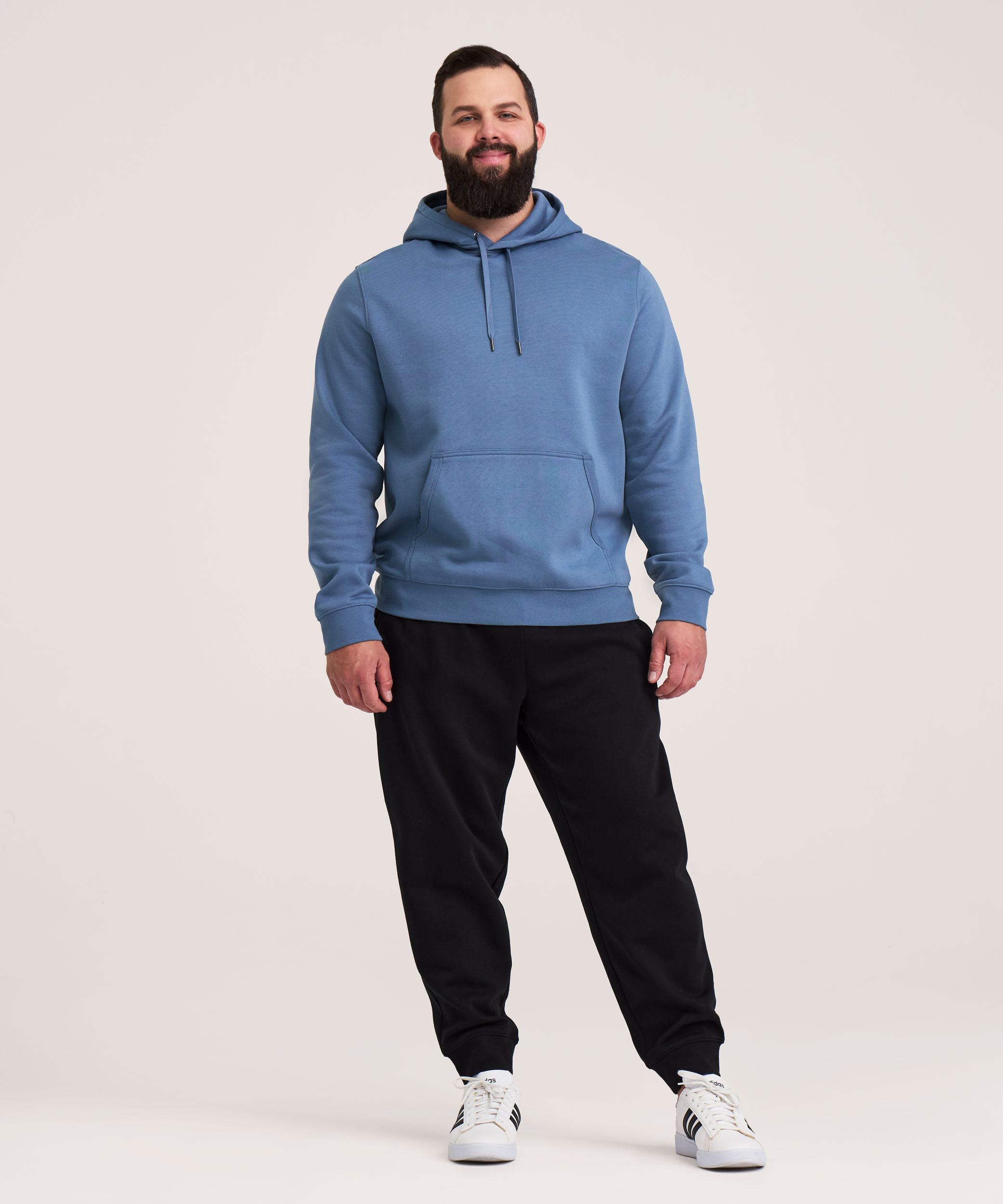 Denver Hayes Men's SuperSoft Fleece Popover Hoodie