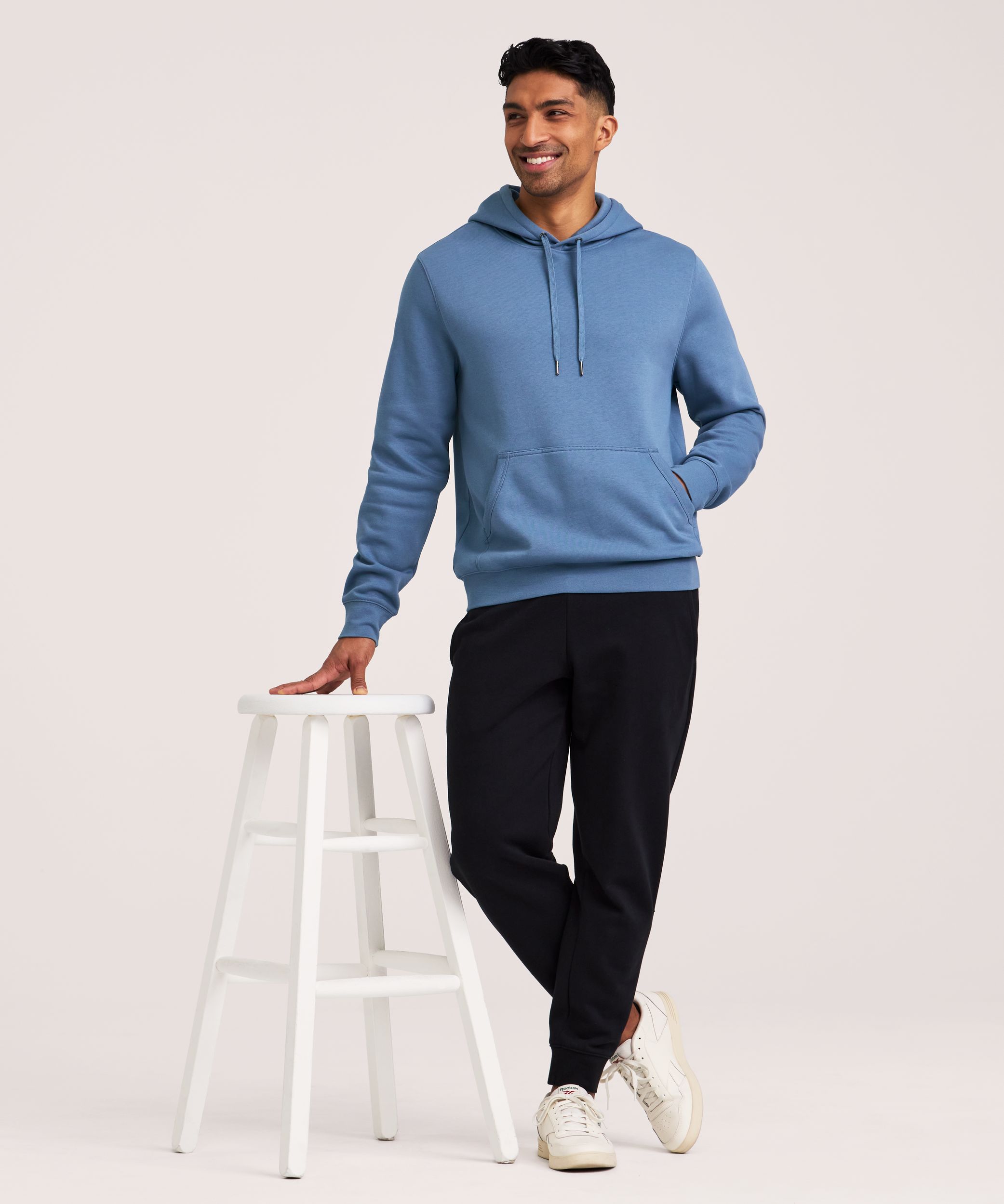 Denver Hayes Men's SuperSoft Fleece Popover Hoodie