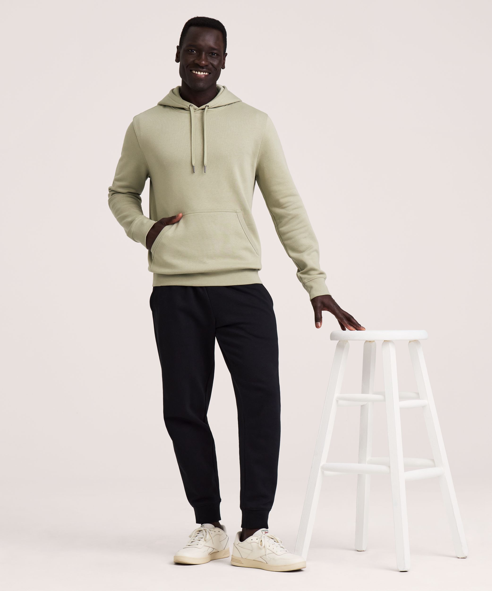 Denver Hayes Men's SuperSoft Fleece Popover Hoodie