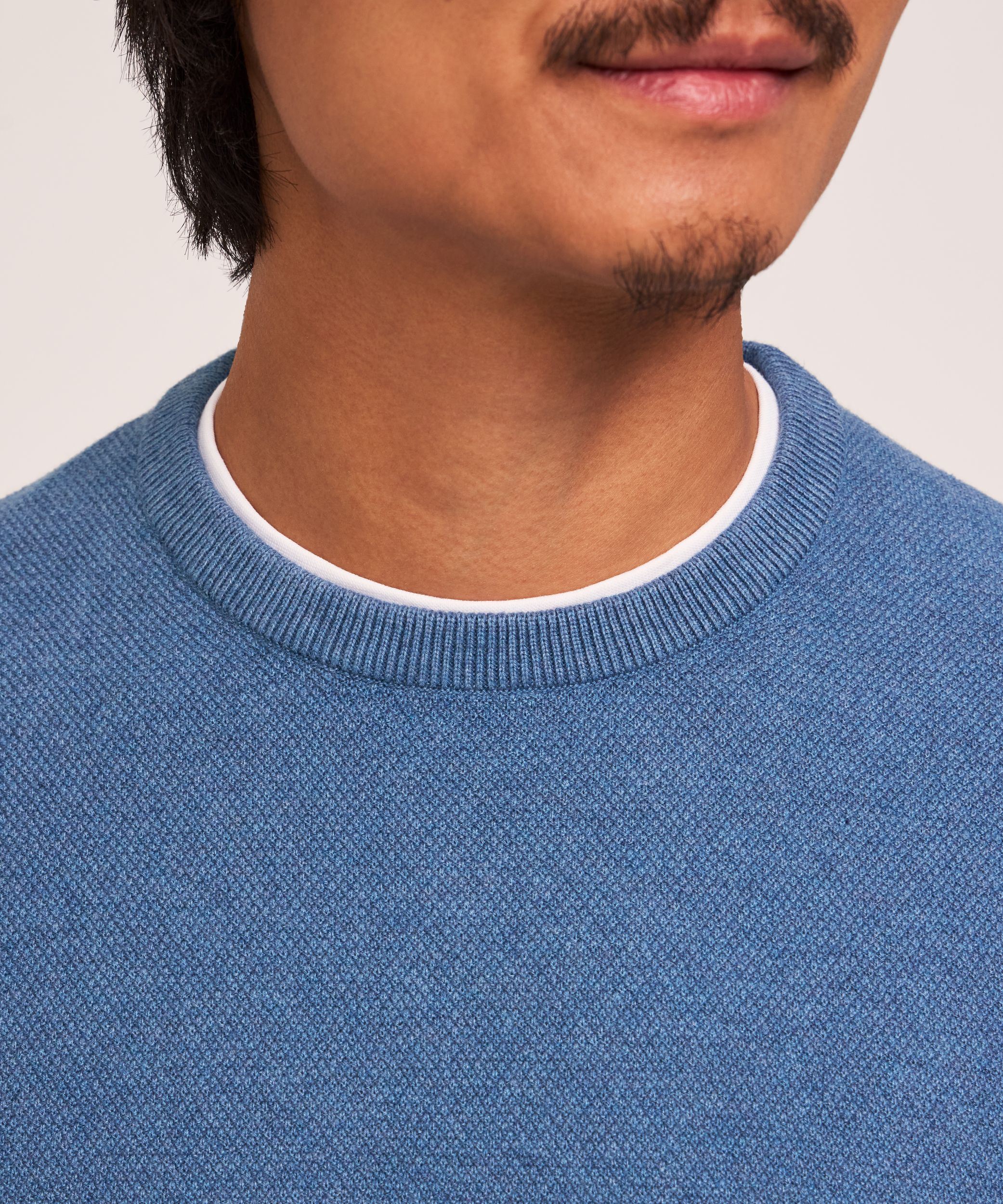 Denver Hayes Men's Soft Cotton Crew Sweater