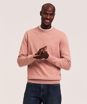 Denver Hayes Men's Soft Cotton Crew Sweater