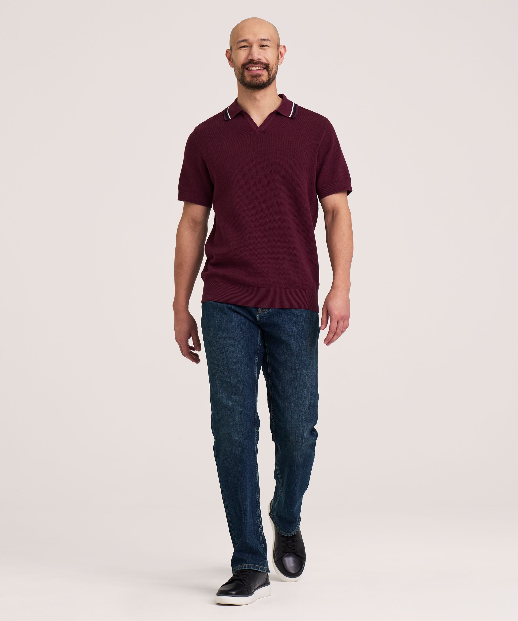 Denver Hayes Men's Johnny Collar Sweater