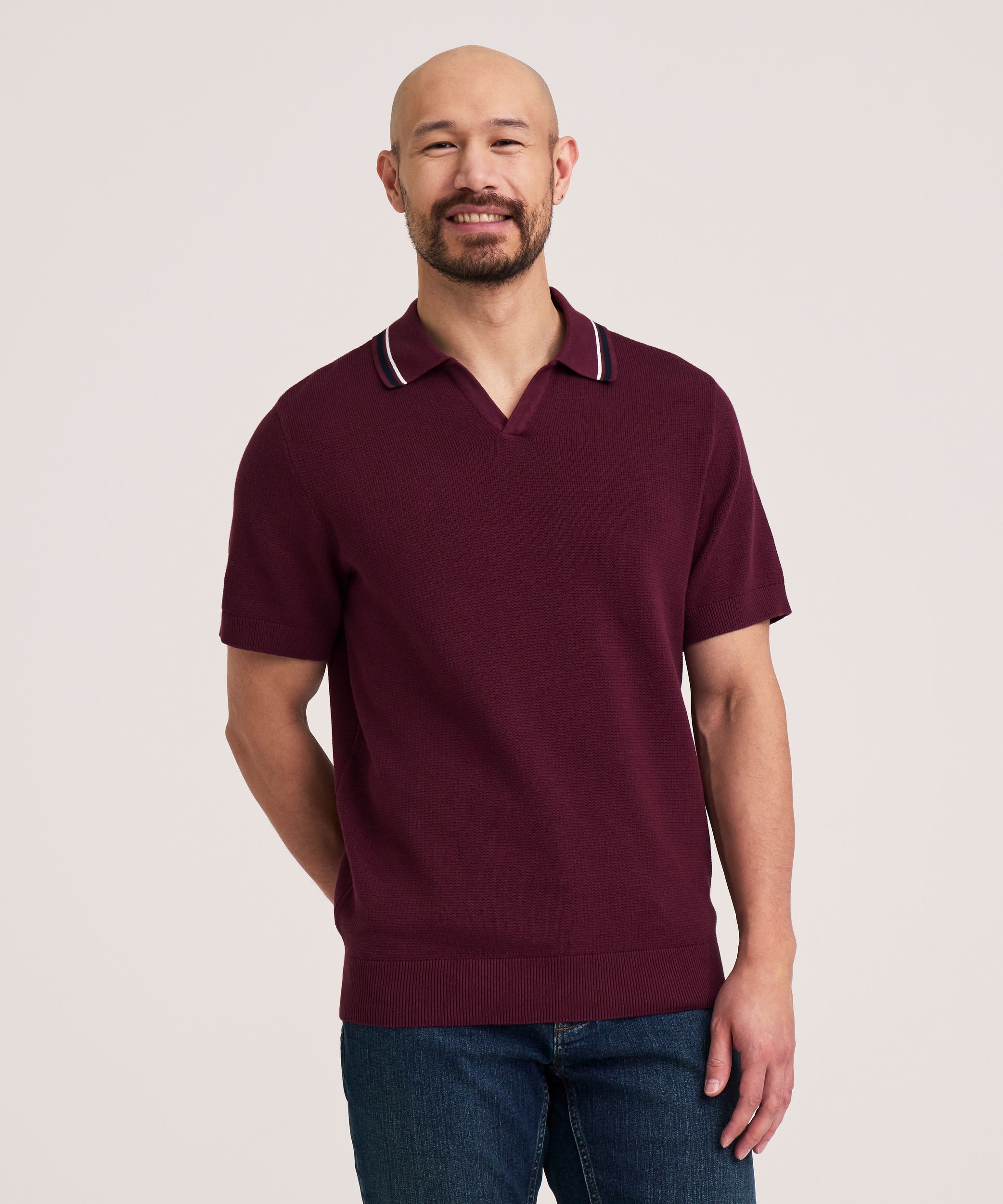 Denver Hayes Men's Johnny Collar Sweater