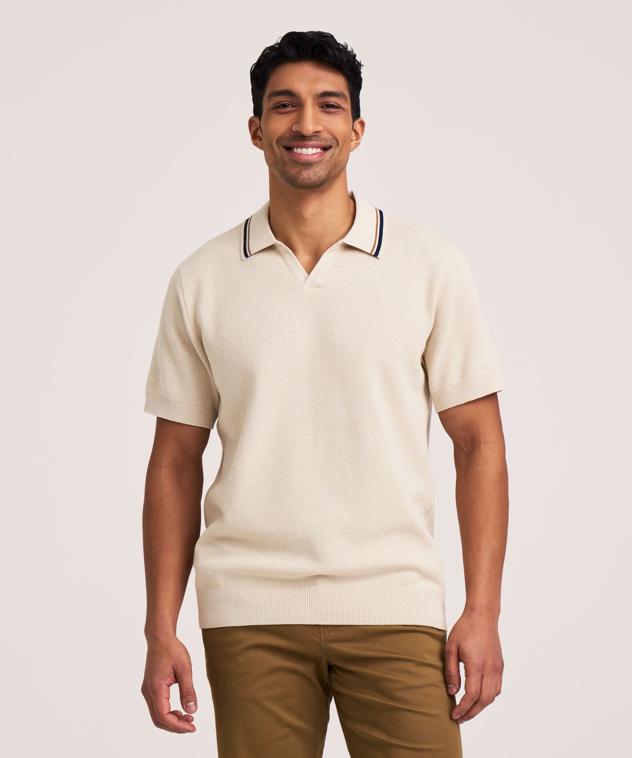 Denver Hayes Men's Johnny Collar Sweater