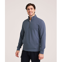 Denver Hayes Performance Men's Fleece Half-Zip Mock Neck Sweatshirt