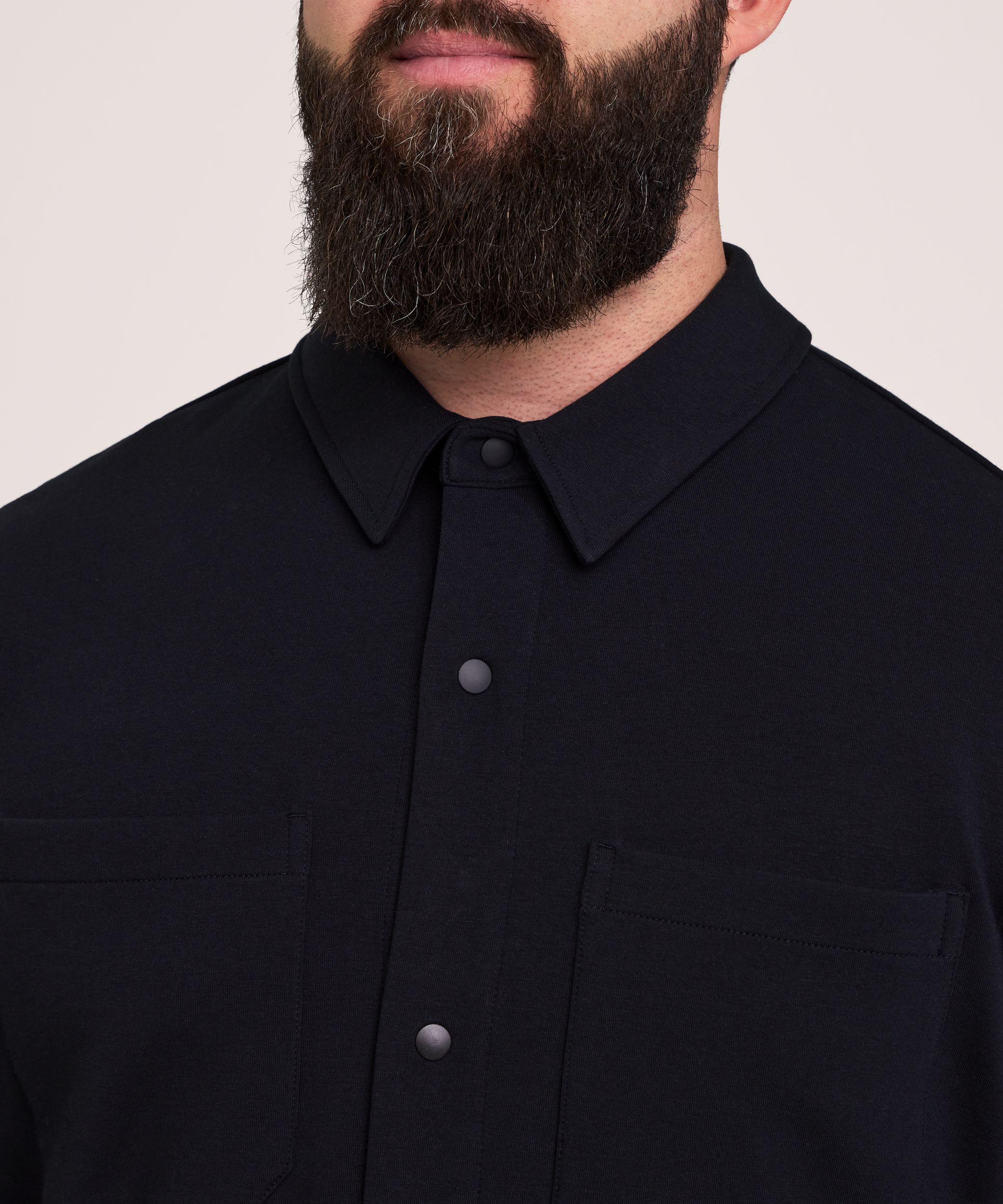 Denver Hayes Performance Tech Long Sleeve Button-Up