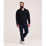 Chemise boutonnée à manches longues avec technologies de performance, Denver Hayes Front_Flat