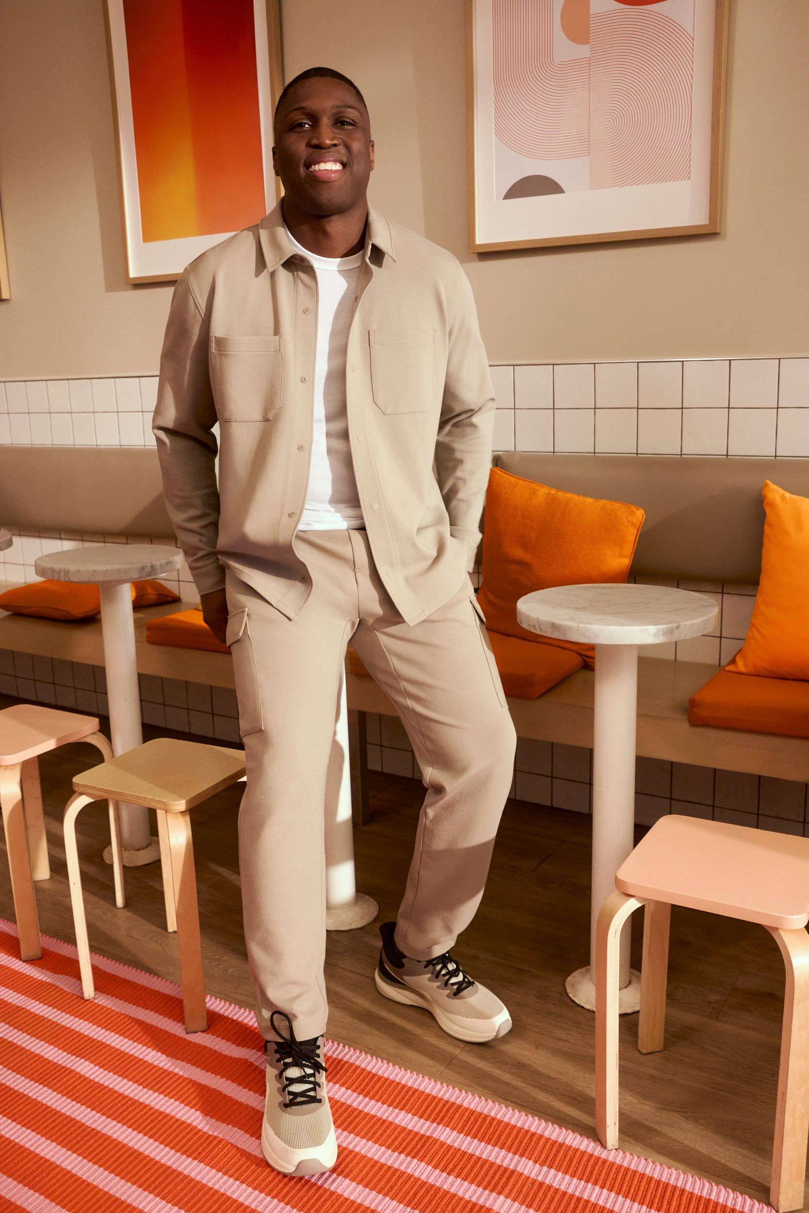 Denver Hayes Performance Tech Long Sleeve Button-Up