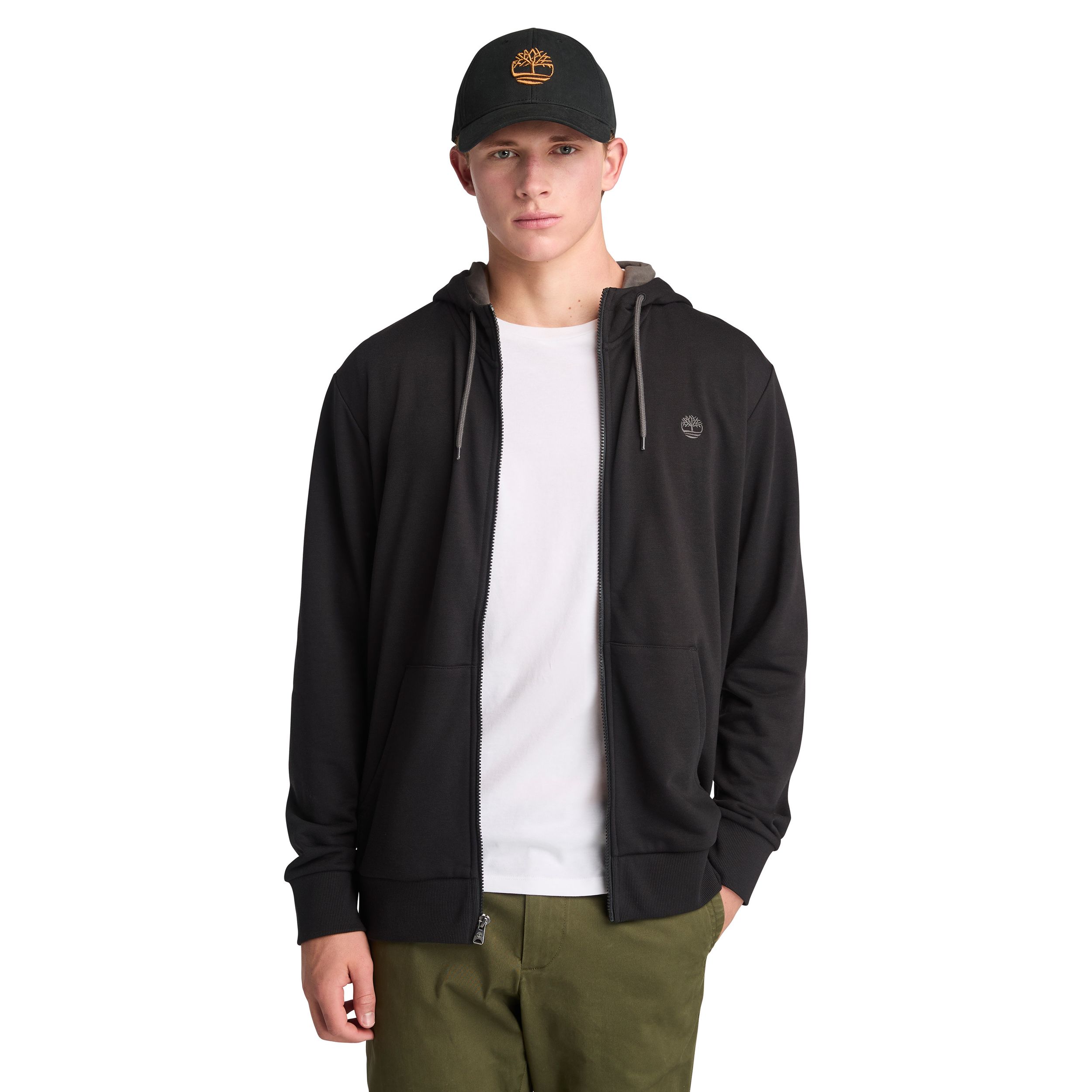 Chandail à capuche avec glissière pleine longueur pour hommes, Oyster River, Timberland