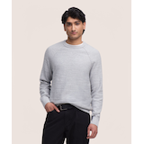 Denver Hayes Men's Slub Cotton Raglan Sweater Front_Flat