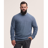 Denver Hayes Men's Slub Cotton Raglan Sweater