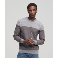Chandail en coton doux à col ras du cou et point jersey pour hommes, Denver Hayes