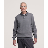 Polo en coton doux à point œil de perdrix pour hommes, Denver Hayes Front_Flat