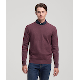 Denver Hayes Men's Lofty knit Solid Crewneck Sweater Front_Flat