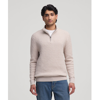 Denver Hayes Men's Knit 1/4 Zip Mockneck Sweater